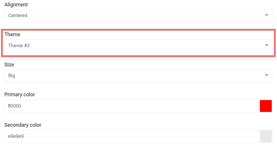 Timer's design theme