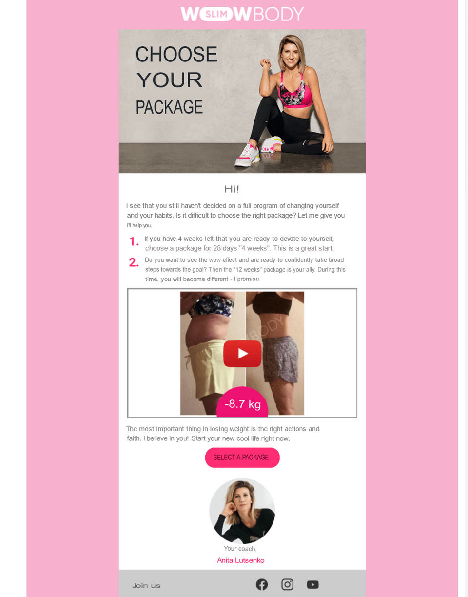 Email newsletters in the sales funnel 6