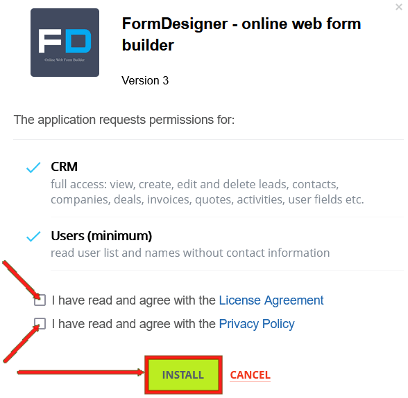 Bitrix24 5 integration module