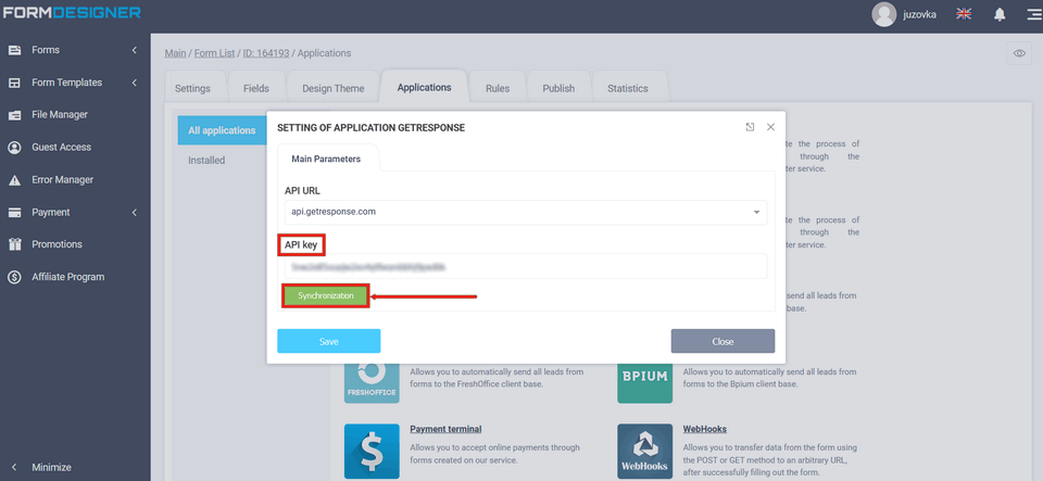 GetResponse 4 integration modules