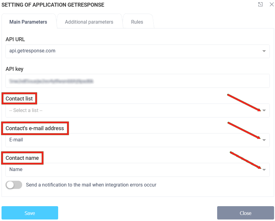 GetResponse 9 integration modules