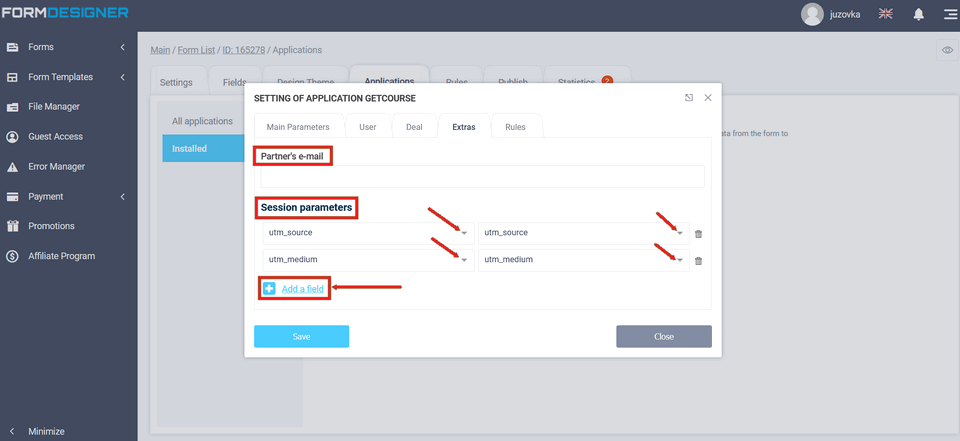 Getcourse 10 integration module