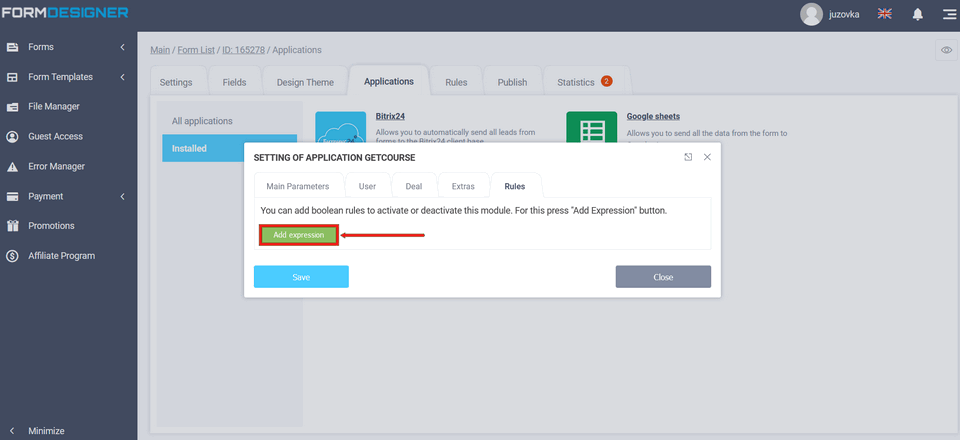 Getcourse 11 integration module