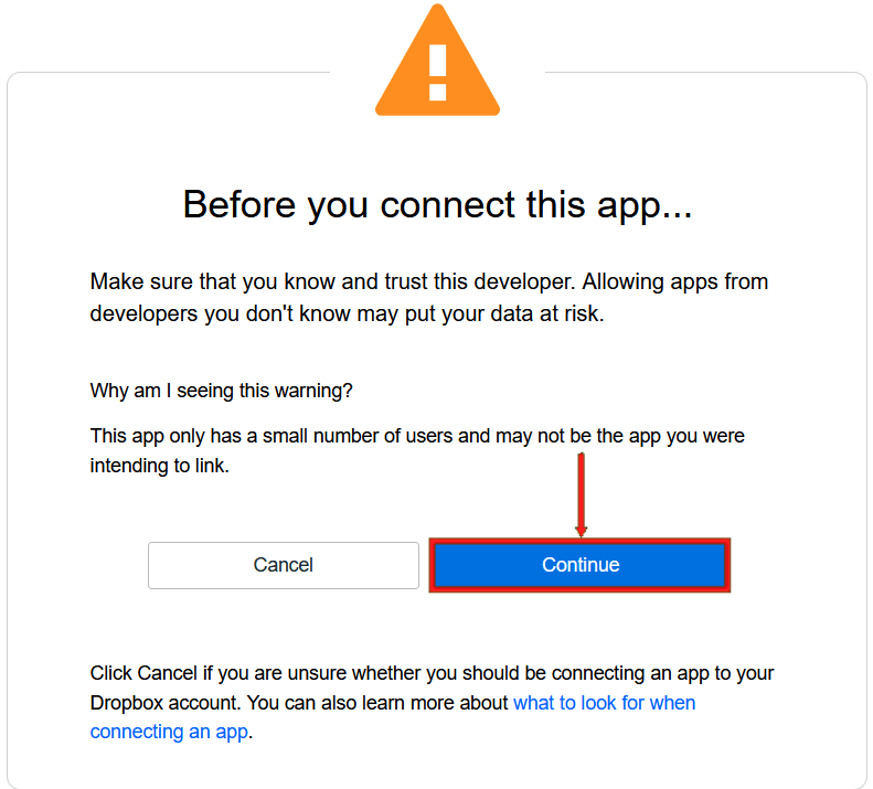 Module integration with Dropbox 5