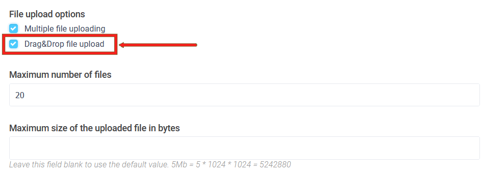 Drag&Drop file upload 1