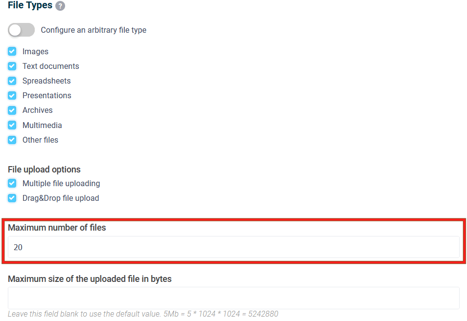 Drag&Drop file upload 5